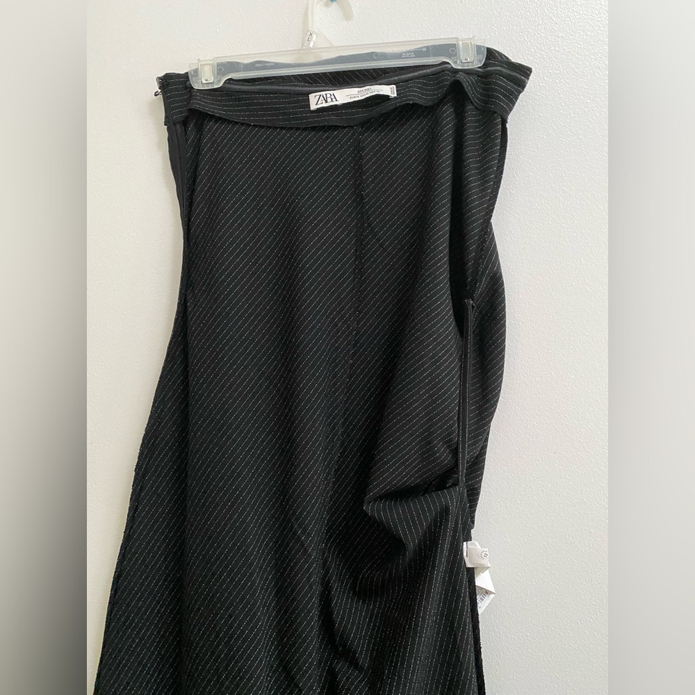 Zara Studio Pinstripe Dress Limited Edition M - Picture 11 of 15